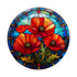 Poppy Circular Glass Suncatcher Worktop Saver